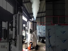 लघु प्राकृतिक गैस स्टीम बॉयलर पूर्ण स्वचालित 3.1 वर्गमीटर 700 * 750 * 1350 मिमी